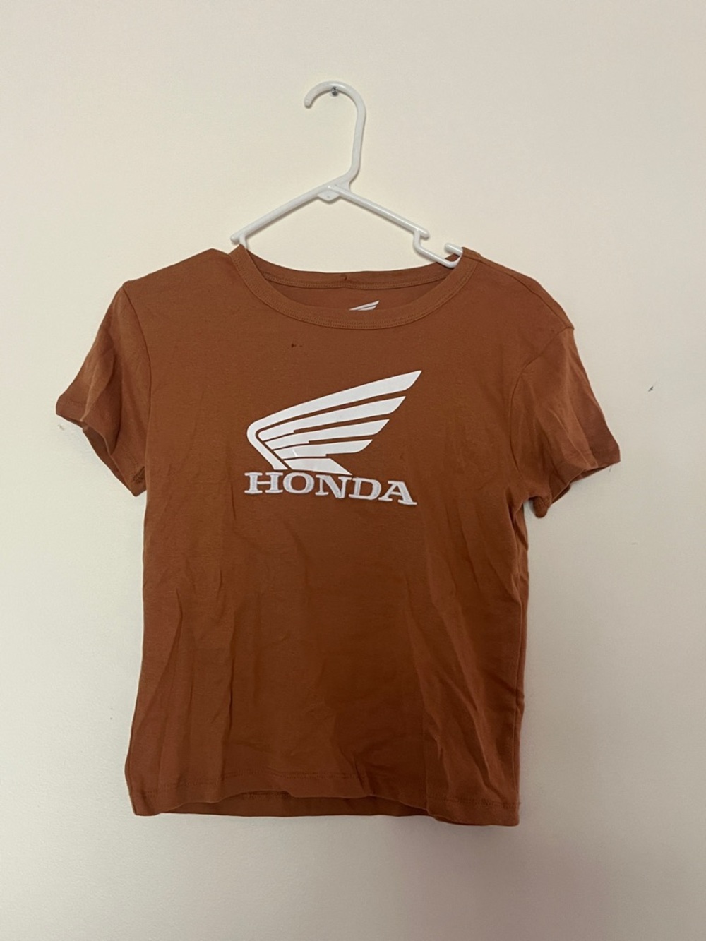Honda Women’s Short Sleeve Tee — Rust Brown